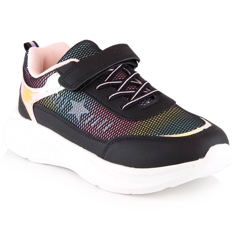 Evento Miss❤E tytön mustat tarranauhalliset urheilukengät