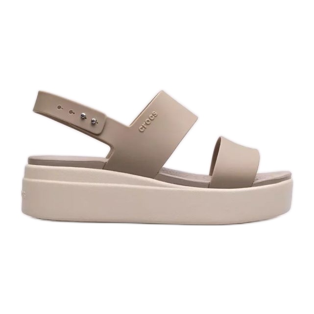 Crocs Brooklyn Low Wedge Sandaalit W 206453-2YI beige