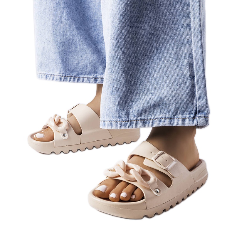 Beige kumi Étoile liukumäet