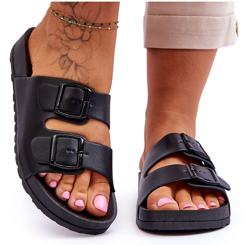 Naisten Platform Tossut Musta Vertigo