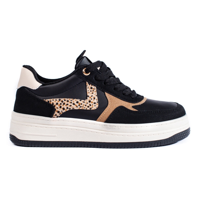 Naisten urheilukengät alustalla musta Shelovet