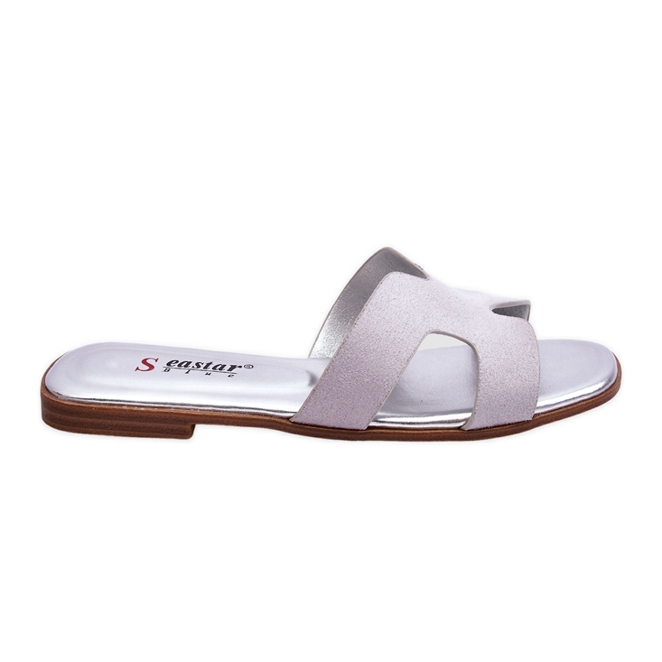 Naisten klassiset mokkanahkaiset tossut Harmaa Evana