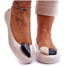 ZAXY Naisten Ballerinat Sydämellä LL285030 Vaalea beige