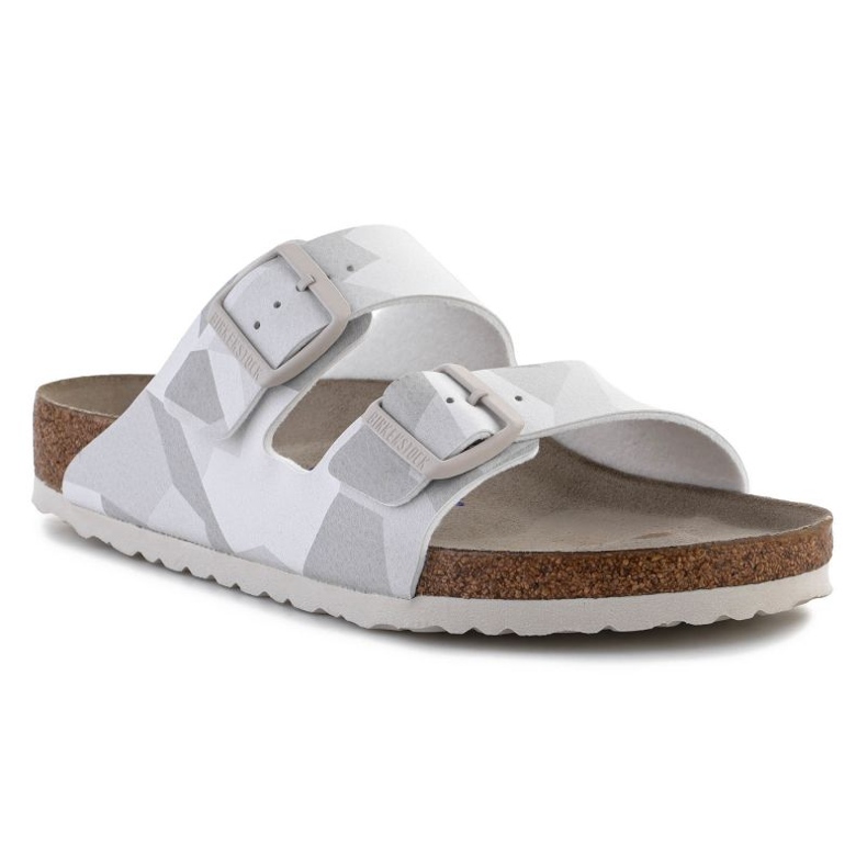 Birkenstock Arizona Desert Soil Geo M 1024881 -tossut valkoinen