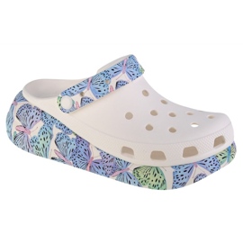 Puukengät Crocs Classic Crush Butterfly Sandaali W 208258-94S valkoinen