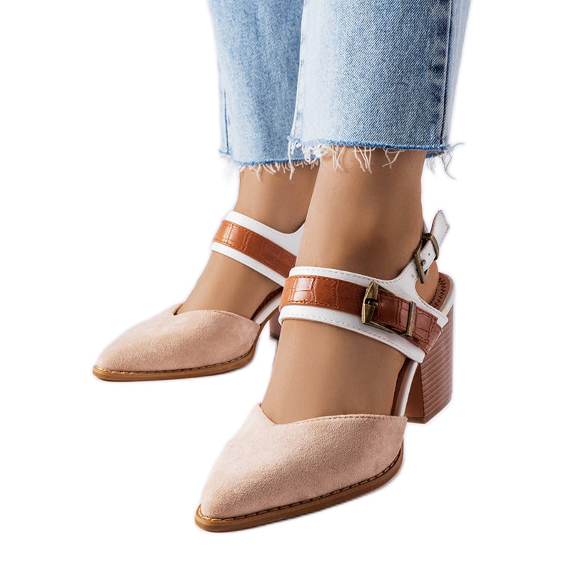 Hardouinin beige-stiletto-pumput