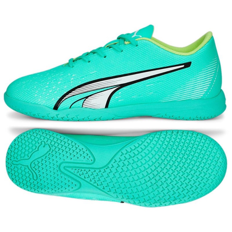 Puma Ultra Play It Jr 107237 01 jalkapallokengät vihreä vihreä