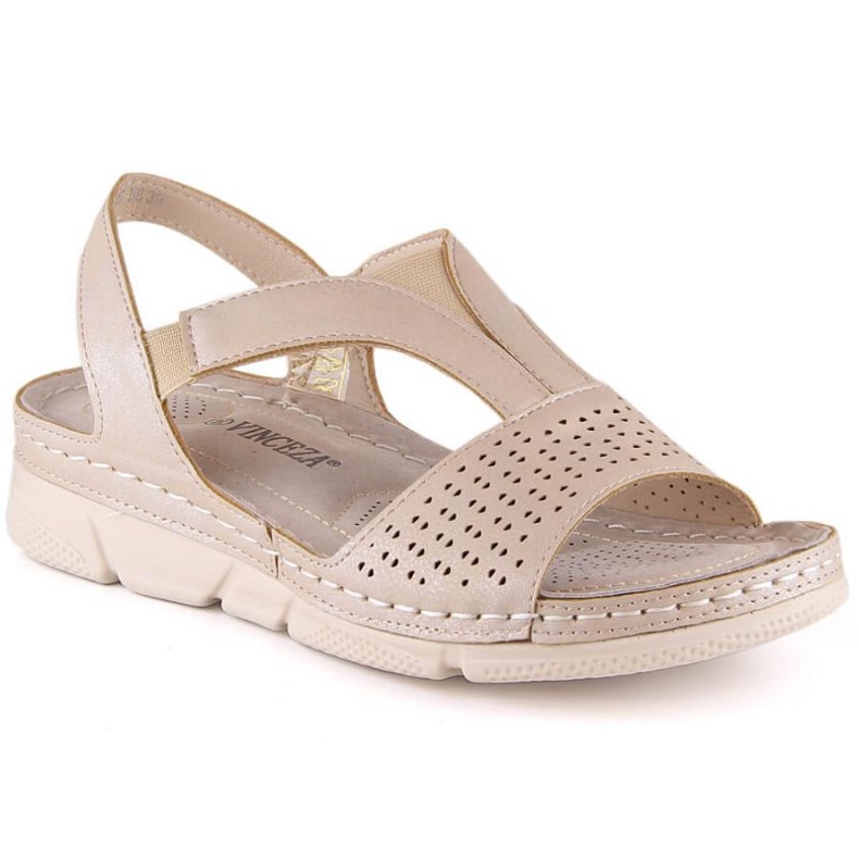 Mukavat slip-on sandaalit Vinceza W 2237 beige
