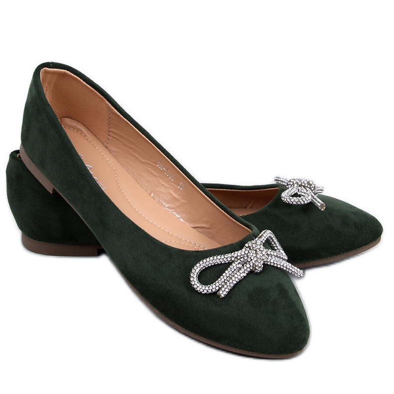 Batten Green Mantel Toe Ballerinat vihreä