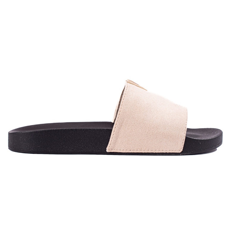 Shelovetin beigeniset mokkanahkatossut