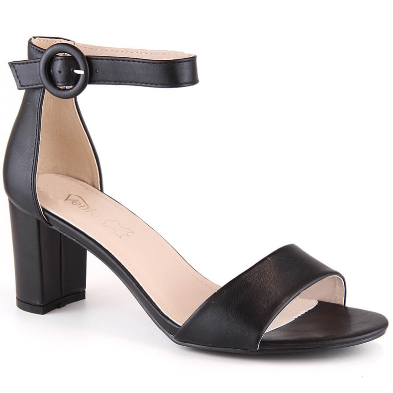 Mustat naisten sandaalit postissa eVento 1617