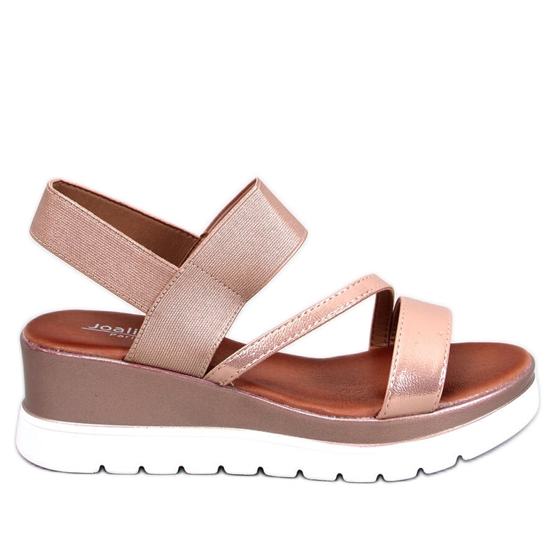 BM Carlton Champagne kiila sandaalit vaaleanpunainen