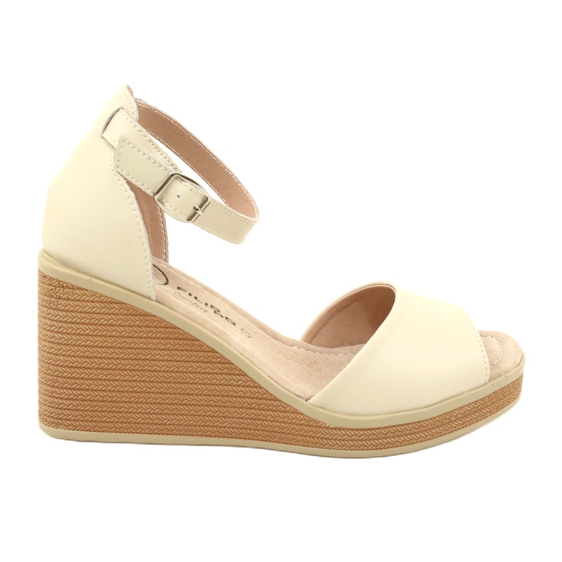 Filippo DS4507 BE Nahkasandaalit, beige