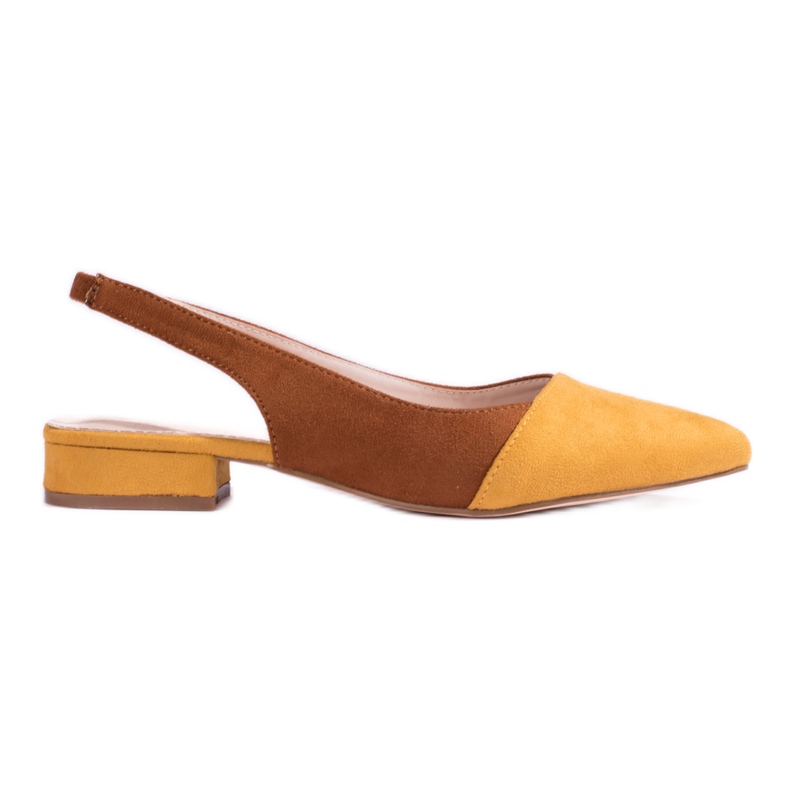 Naisten avoimet kantapääpumput Shelovet ruskea