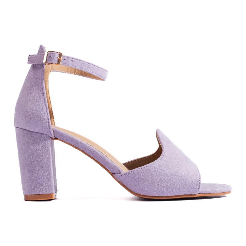 W. Potockin violetit naisten korkeakorkoiset sandaalit violetti