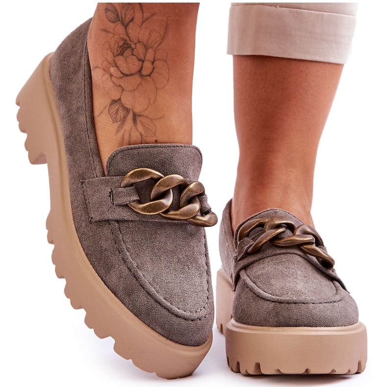 Naisten mokkahousut S.Barski HX52-222 harmaa