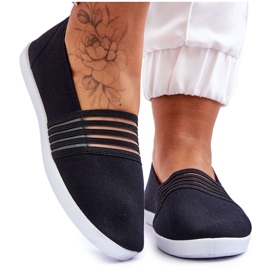 S.Barski Naisten tekstiililenkkarit, mustat Lilis