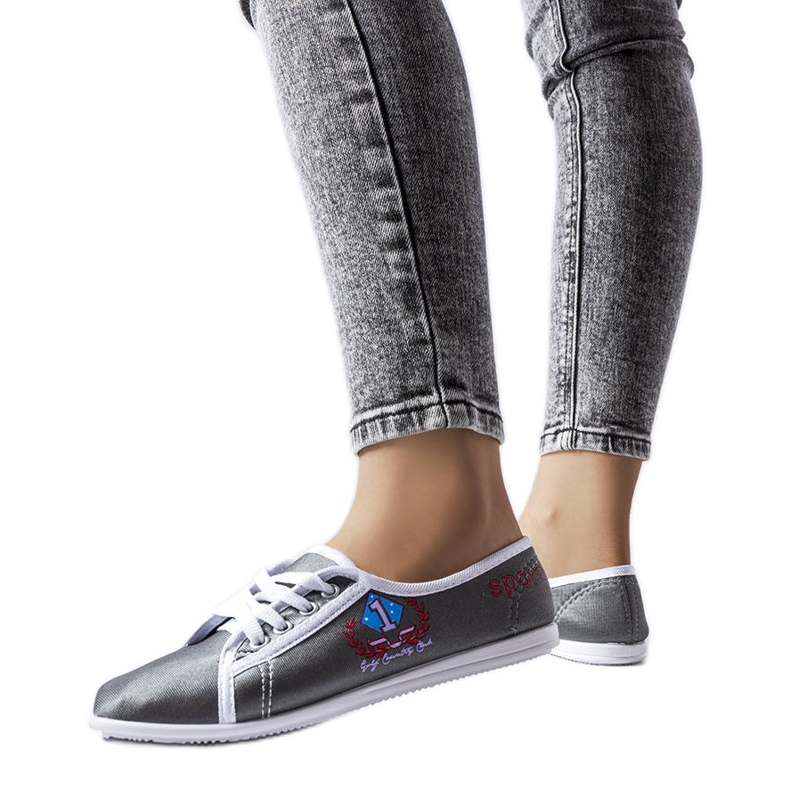 Naisten harmaat Woodstock-lenkkarit