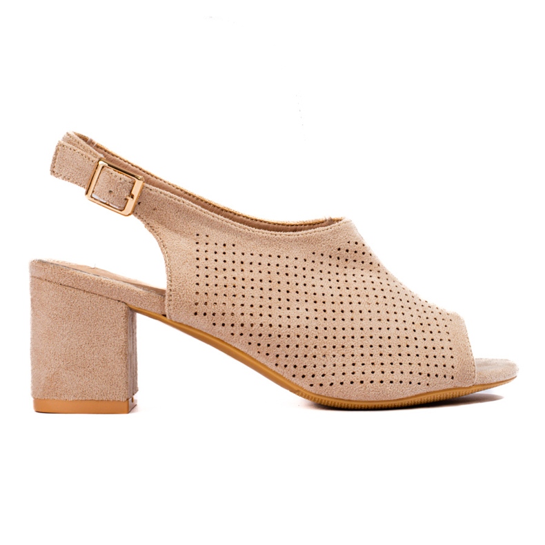 W. Potocki Beiget harjakattoiset korkokengät sandaalit Potockilta