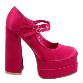 Prandi Fuchsia satiini alustapumput vaaleanpunainen