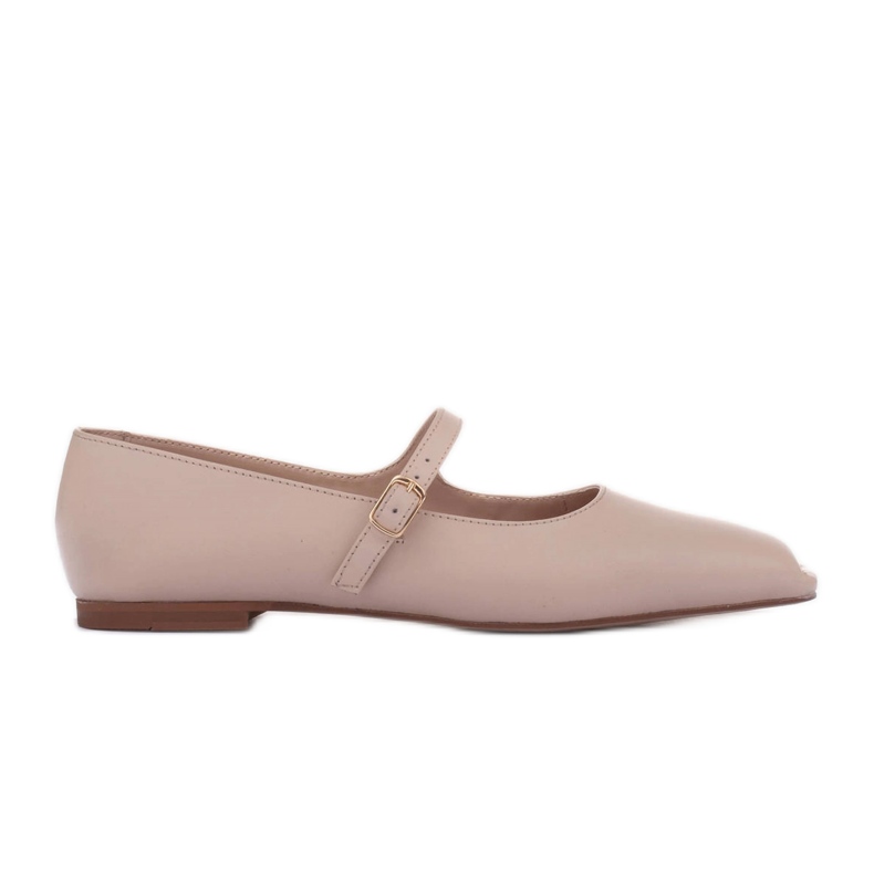Marco Shoes Mary Jane -tyylinen balettihuoneisto beige