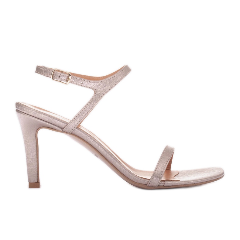 Marco Shoes Korkeakorkoiset sandaalit kultainen