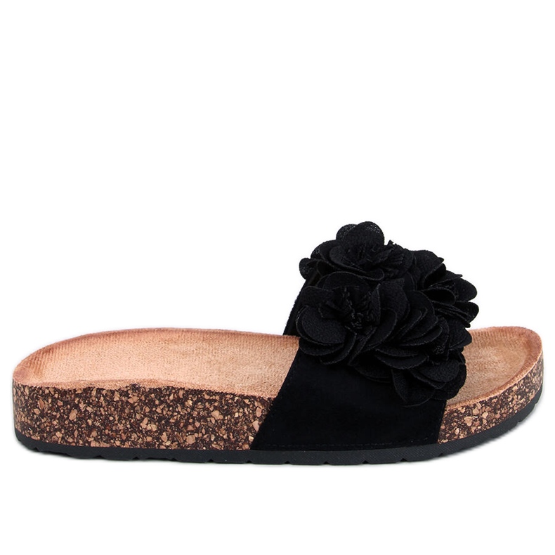 BM Brice Blackin korkkitossut kukilla musta