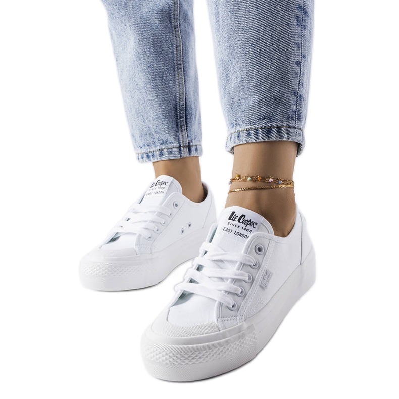 Lee Cooper LCW-23-31-1785L valkoiset tennarit valkoinen