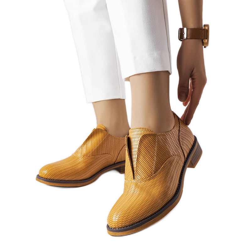 Vaaleanruskeat kengät LS5379 Taupe