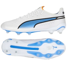 Puma King Ultimate FG/AG M 107097 01 kengät valkoinen valkoinen