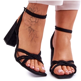 Klassiset mokkanahkakorkokengät, musta Bernett