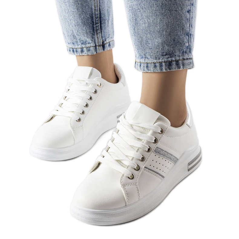 Lanoie valkoiset alustalenkkarit valkoinen