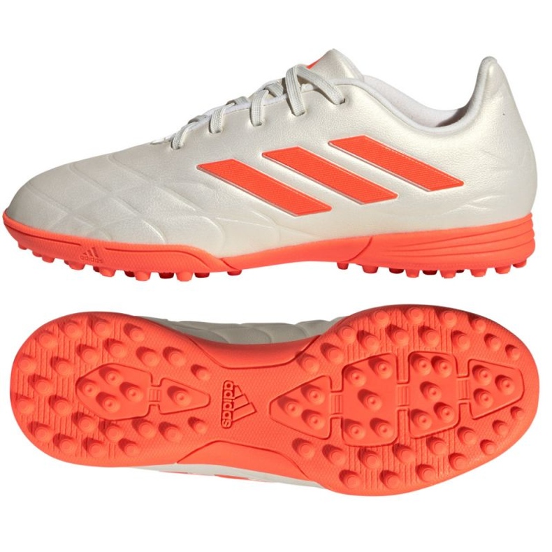 Adidas Copa Pure.3 Tf Jr GY9037 jalkapallokengät valkoinen valkoinen