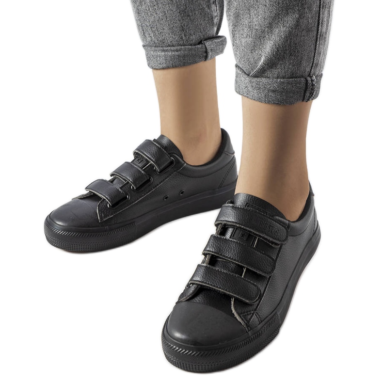 Mustat tarranauhalliset tennarit Big Star LL274A206