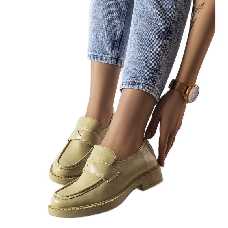 Élodien vihreät tyylikkäät housut