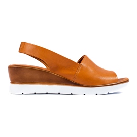 W. Potocki Naisten kiila sandaalit ruskea Potocki