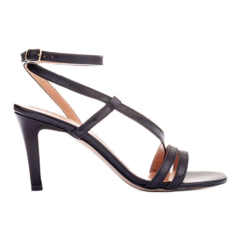 Marco Shoes Sandaalit korkealla korolla musta