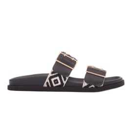 Marco Shoes Tossut soljilla musta