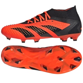 Adidas Predator Accuracy.2 Fg M GW4587 jalkapallokengät oranssi appelsiinit ja punaiset