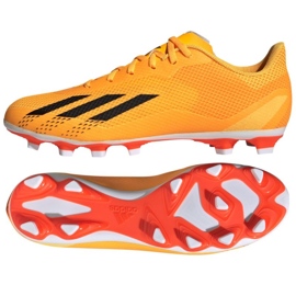 Adidas X Speedportal.4 Fg M GZ2460 jalkapallokengät oranssi appelsiinit ja punaiset