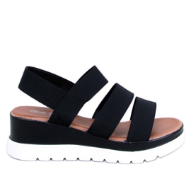 Cregger Black wedge sandaalit musta