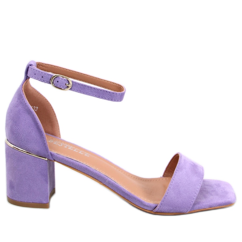 Rocco Purple matalakorkoiset sandaalit violetti