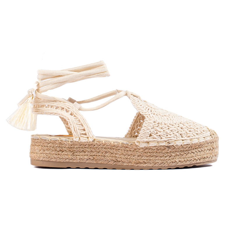 Shelovet bohon beige-espadrillit