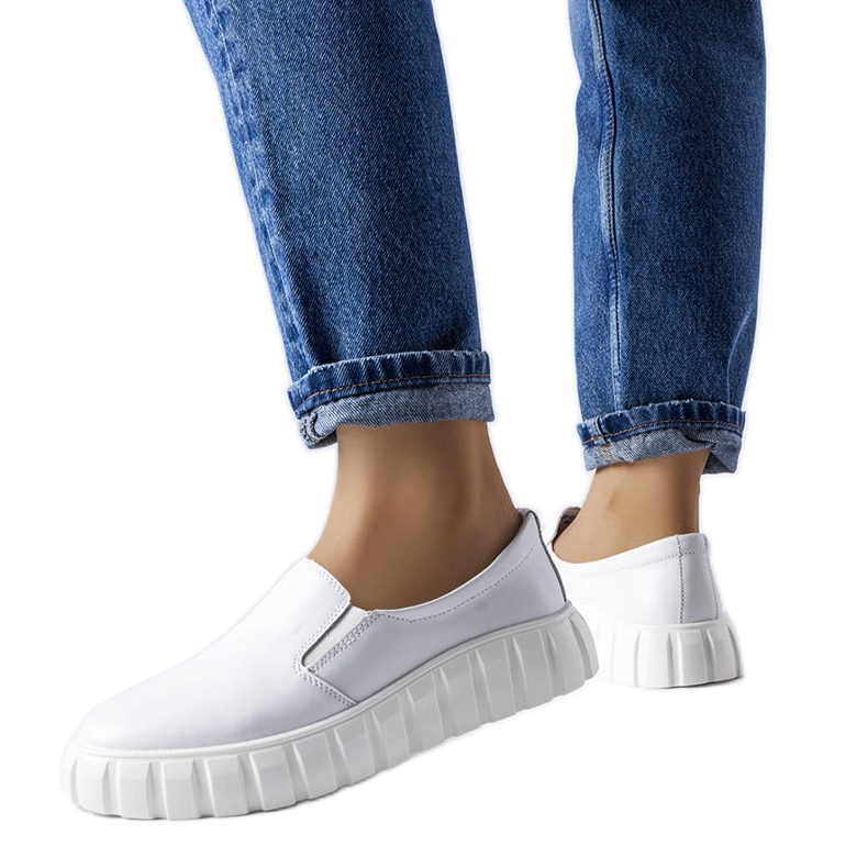 Valkoiset kengät LS5379 Valkoiset valkoinen