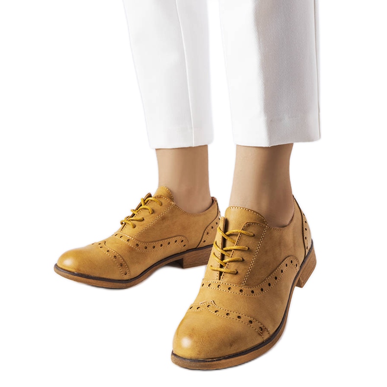 Ruskeat kengät LS5379 Taupe