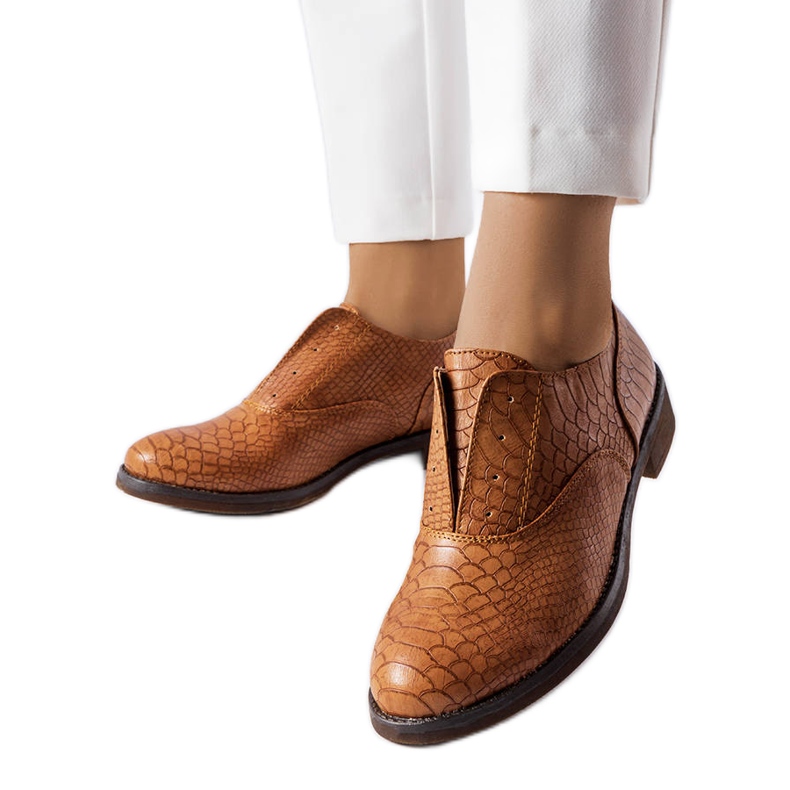 Ruskeat kengät LS5379 Taupe