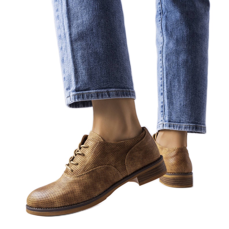 Ruskeat kengät LS5379 Taupe