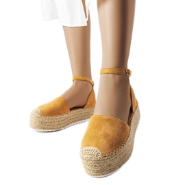 Ruskeat espadrillit Cloussonilta