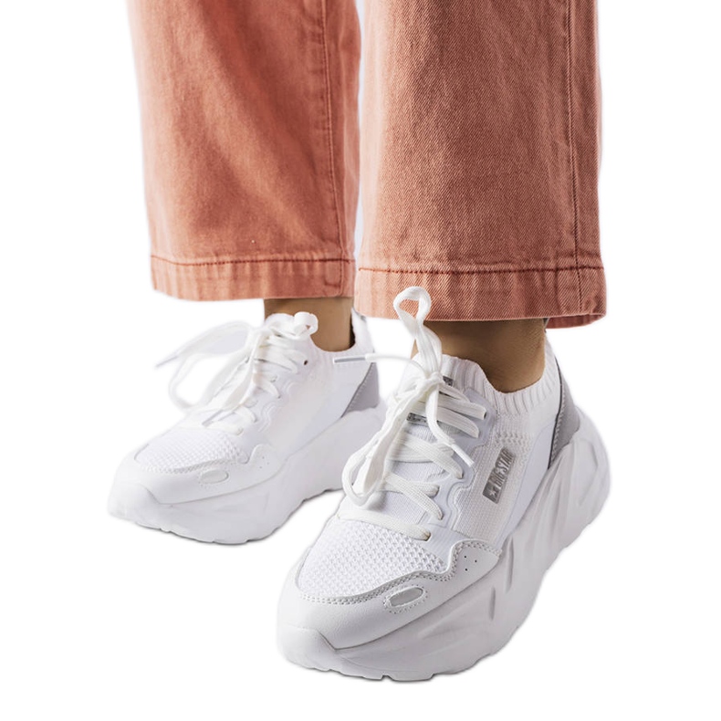 Big Star JJ274604 valkoiset tennarit valkoinen