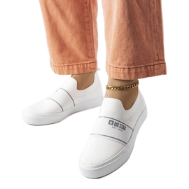 Big Star naisten valkoiset tennarit JJ274092 valkoinen